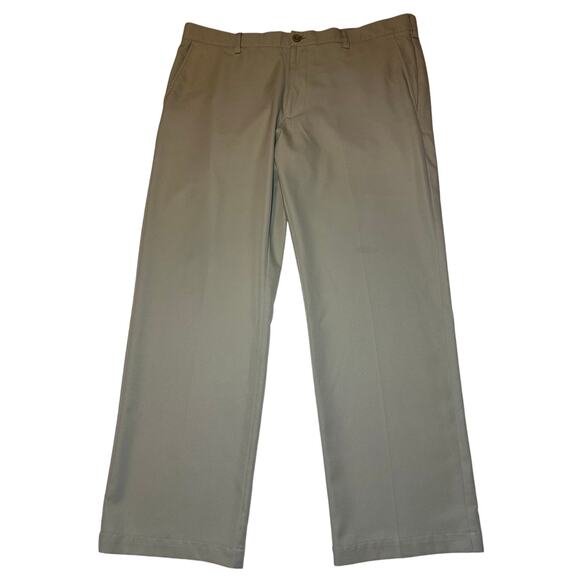 IZOD Golf Slim Fit Mens Performance Pants Straight Lightweight Khaki Size 38X30 - Picture 1 of 6